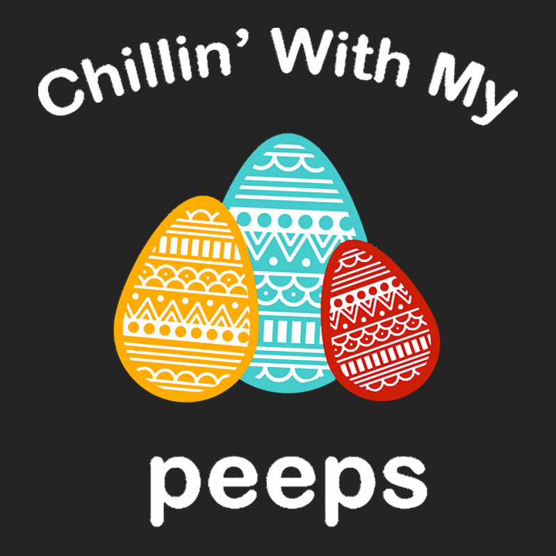 Easter Day T  Shirt Chillin' With My Peeps T  Shirt 3/4 Sleeve Shirt by larmstrong437 | Artistshot