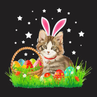 Easter Day T  Shirt Cute Cat Pet Hunting Egg Tree Bunny Easter Day T T-shirt | Artistshot