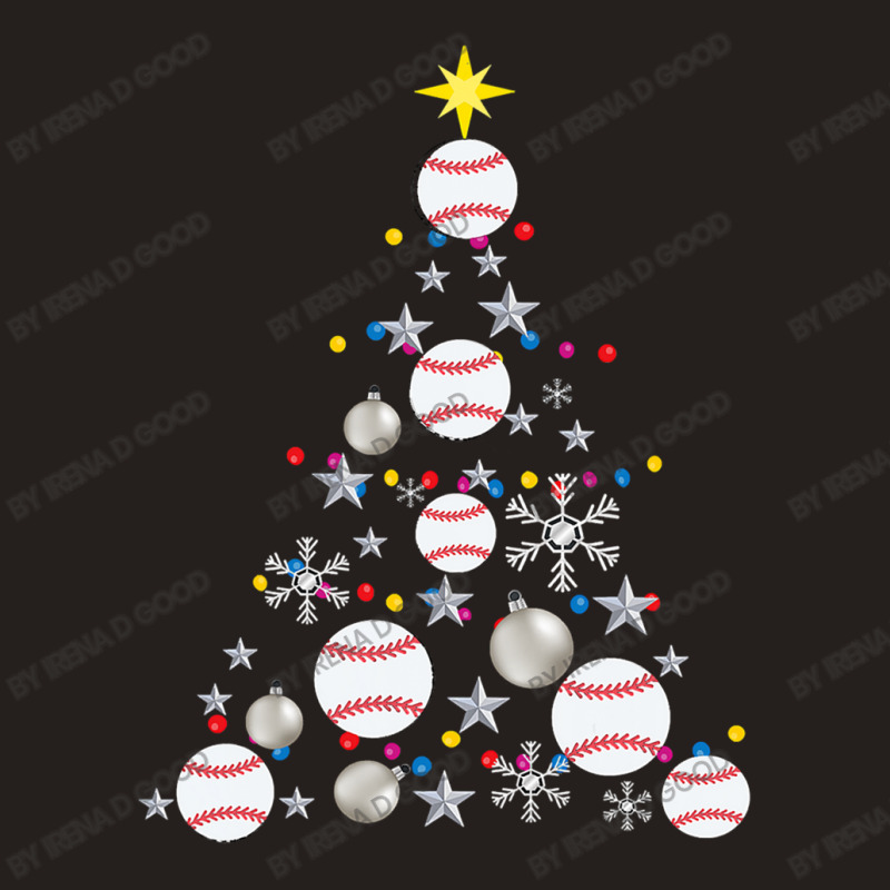 Baseball Baseball Christmas Tree Christmas Lights Baseball Pajama 109 Tank Top by Irena D Good | Artistshot