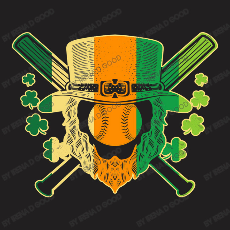 Baseball Baseball St. Patricks Day Leprechaun Hat T-Shirt by Irena D Good | Artistshot