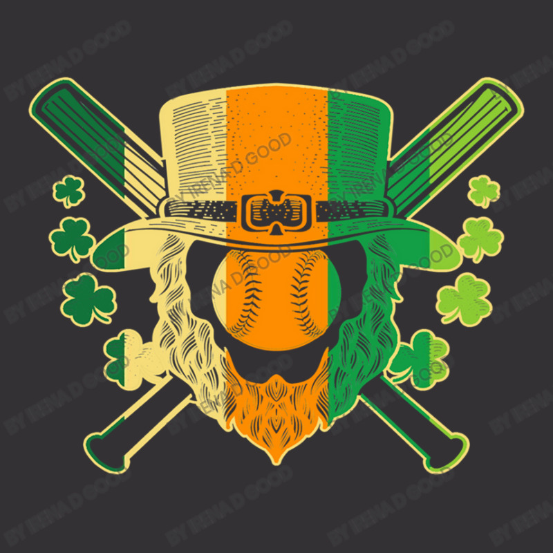 Baseball Baseball St. Patricks Day Leprechaun Hat Vintage Hoodie by Irena D Good | Artistshot