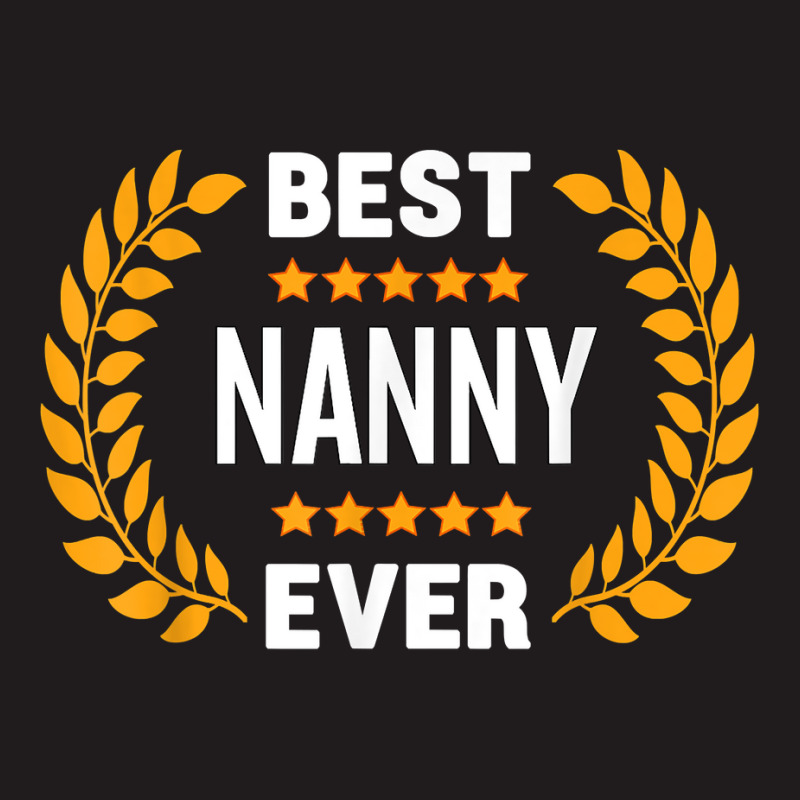 Best Nanny Ever With Five Stars Name Nanny T Shirt Waist Apron By ...