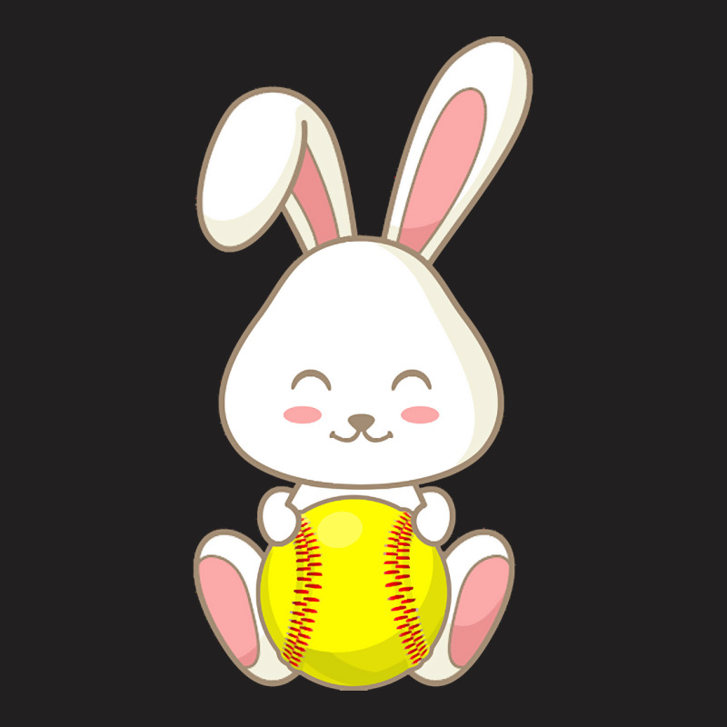 Easter Day T  Shirt Easter Bunny Softball Ball Easter Day For Kids T T-Shirt by larmstrong437 | Artistshot