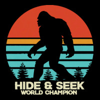 Bigfoot T  Shirt Retro Bigfoot Hide & Seek World Champion 4 V-neck Tee | Artistshot