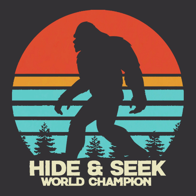 Bigfoot T  Shirt Retro Bigfoot Hide & Seek World Champion 4 Vintage Short by ryan41603 | Artistshot