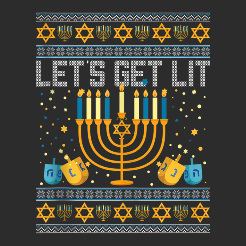 Lets Get Lit Menorah Jewish Pun Ugly Hanukkah Chanukkah Xmas Tank Top Exclusive T-shirt | Artistshot