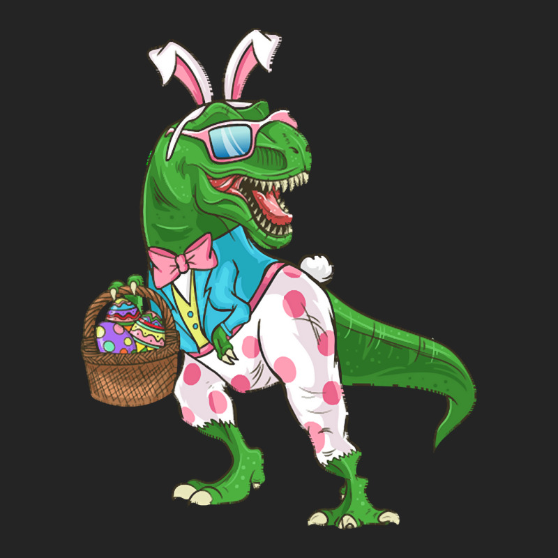 Easter Day T  Shirt Easter T Rex Dinosaur Egg T  Shirt 3/4 Sleeve Shirt by larmstrong437 | Artistshot