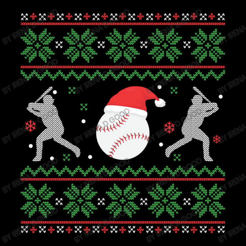 Baseball Ugly Christmas Sweater Funny Xmas Baseball Men's 3/4 Sleeve Pajama Set by Irena D Good | Artistshot