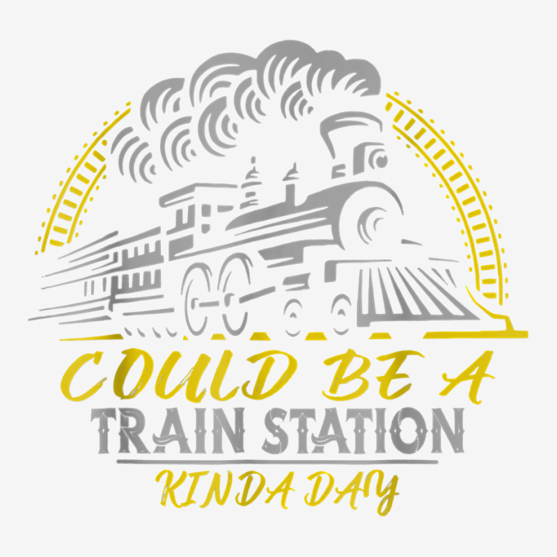 Could Be A Train Station Kinda Day T Shirt Adjustable Cap by annalfreddr3 | Artistshot