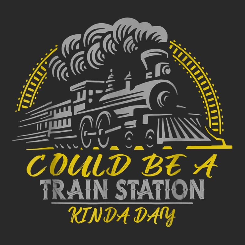 Could Be A Train Station Kinda Day T Shirt Printed hat by annalfreddr3 | Artistshot