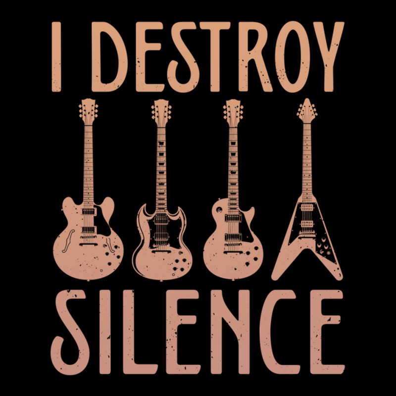 I Destroy Silence – Funny Guitar Men's 3/4 Sleeve Pajama Set by MiltonLane | Artistshot