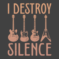 I Destroy Silence – Funny Guitar Vintage T-shirt | Artistshot