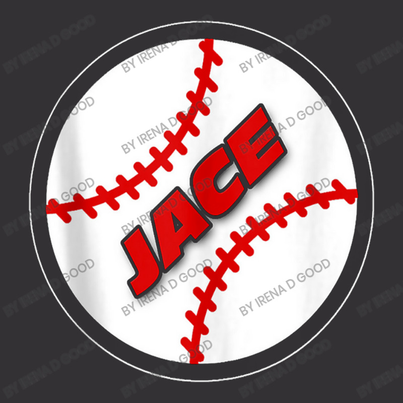 Name On Baseball Baseball Jace Vintage Hoodie by Irena D Good | Artistshot