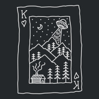 King Of Nature Playing Card 3 Crewneck Sweatshirt | Artistshot