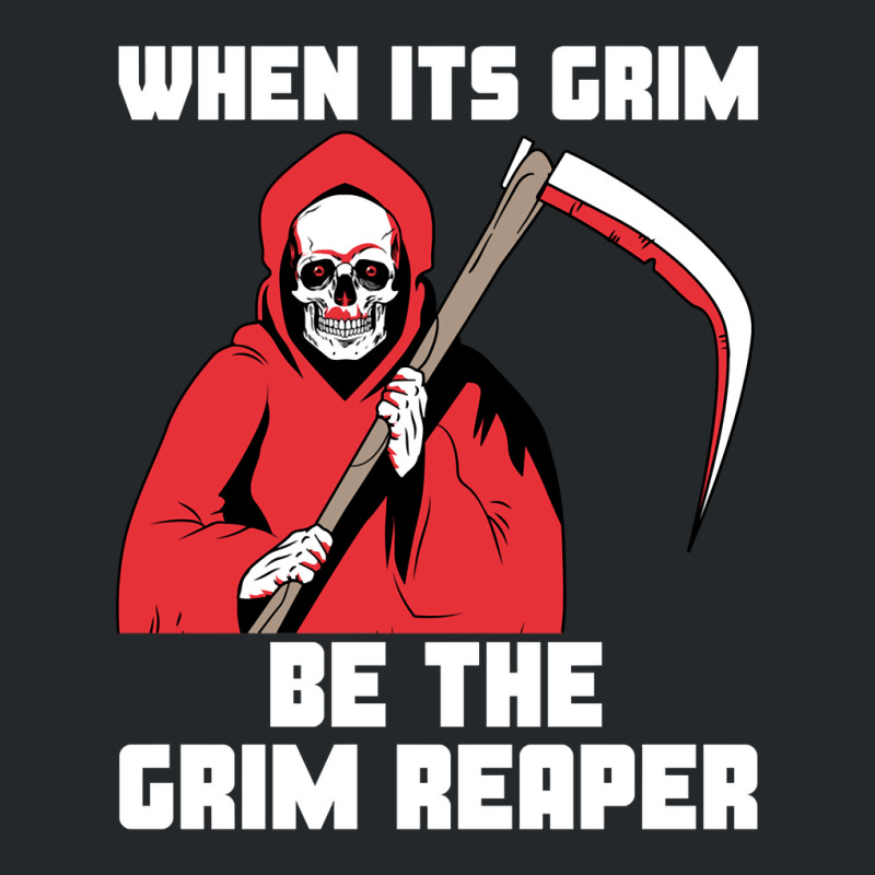 Hot Trend When Its Grim Be The Grim Reaper Kc Lovers Crewneck Sweatshirt | Artistshot