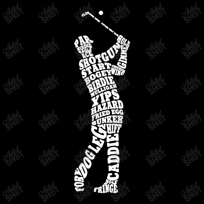 Men's Golf Player Typography Fleece Short by arthabejo99 | Artistshot