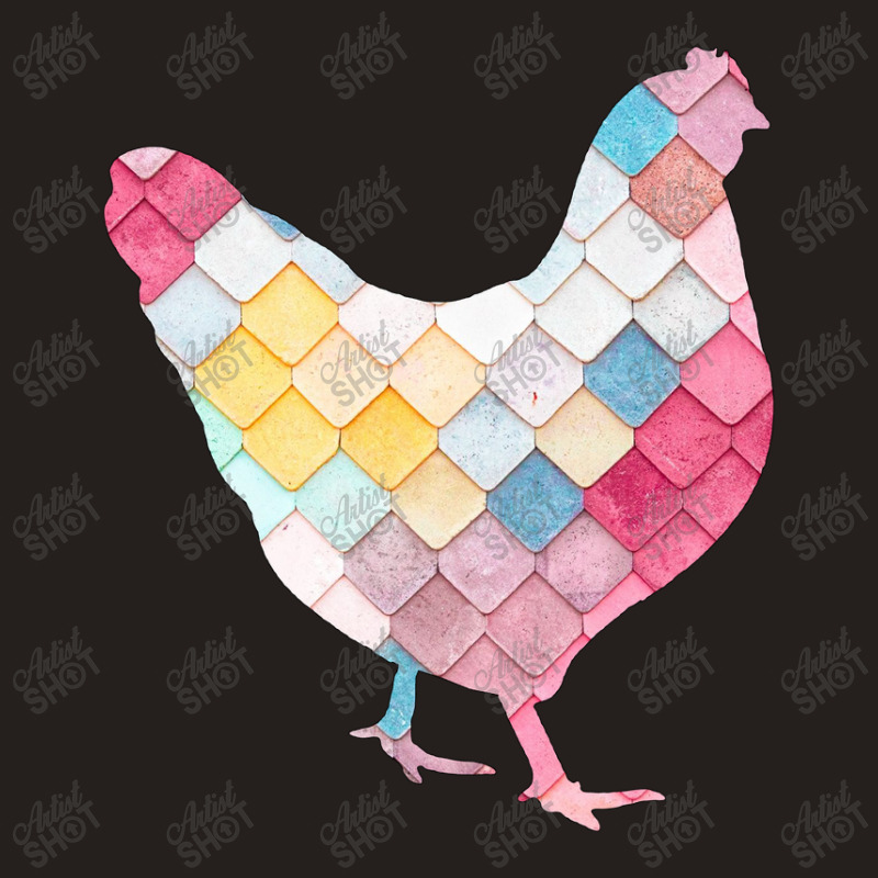 Pattern Chicken Pink Tank Top by arthabejo99 | Artistshot