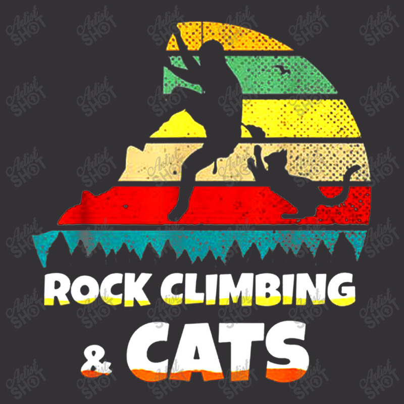 I Love Rock Climbing Cats Vintage Short by arthabejo99 | Artistshot