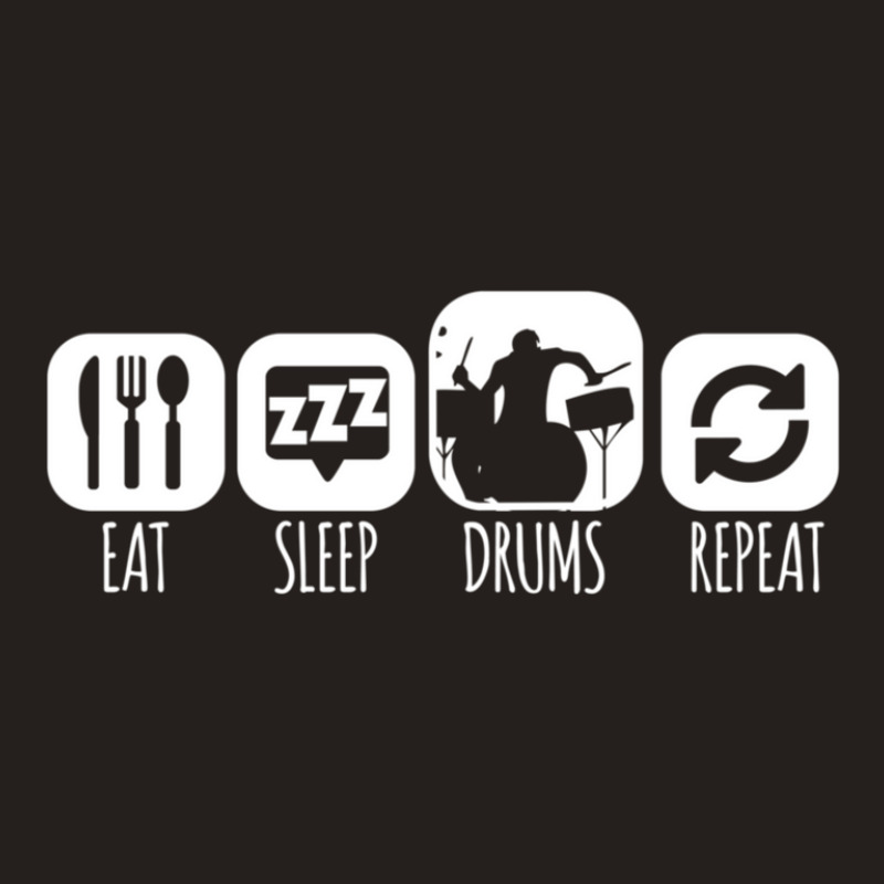 Eat Sleep Drums Drummer Mantra Tank Top by ChristopherJamesSandbo | Artistshot