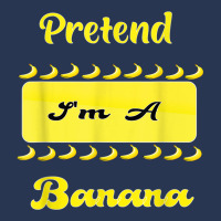 Pretend I'm A Banana Funny For Monkey Lovers Ladies Denim Jacket | Artistshot