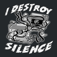 I Destroy Silence Old School 1 Crewneck Sweatshirt | Artistshot