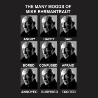 Many Moods Of Mike T-shirt | Artistshot