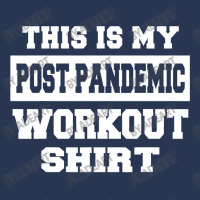 Post Pandemic Workout Funny Gym Running Men Denim Jacket | Artistshot