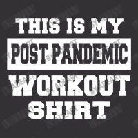 Post Pandemic Workout Funny Gym Running Vintage Hoodie And Short Set | Artistshot