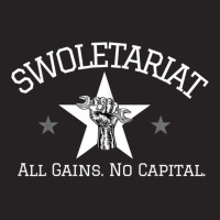 Swoletariat All Gainss No Capital Vintage Cap | Artistshot