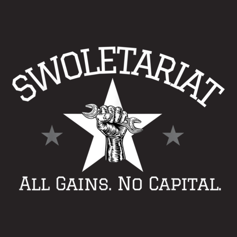 Swoletariat All Gainss No Capital Vintage Cap by DanielPatrickGrasseschi | Artistshot