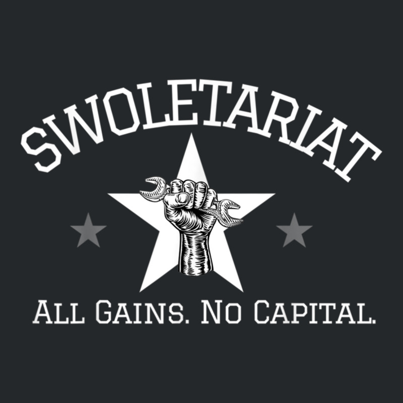 Swoletariat All Gainss No Capital Crewneck Sweatshirt by DanielPatrickGrasseschi | Artistshot