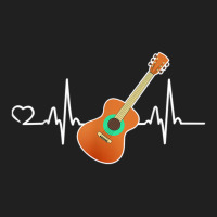 Funny Guitar Heartbeat Guitar Player Instrument Design Ladies Polo Shirt | Artistshot