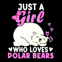 Girl Who Loves Polar Bear | North Pole | Cute Polar Bear Cropped Sweater | Artistshot