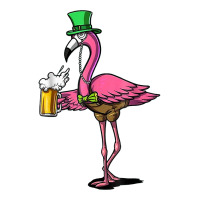 Flamingo Leprechaun St Patricks Day Bird Drinking Beer T Shirt Zipper Hoodie | Artistshot