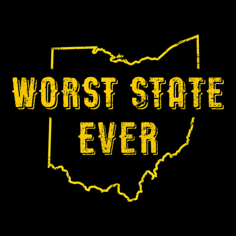 Ohio Sucks Worst State Ever, Michigan Sports Fan Shirt Men's 3/4 Sleeve Pajama Set | Artistshot