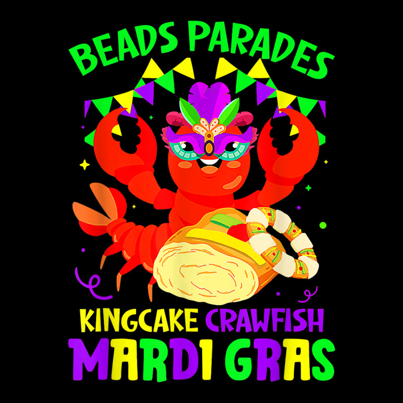 Beads Parades Kingcake Crawfish Mardi Gras Fat Tuesday T Shirt Men's Long Sleeve Pajama Set | Artistshot