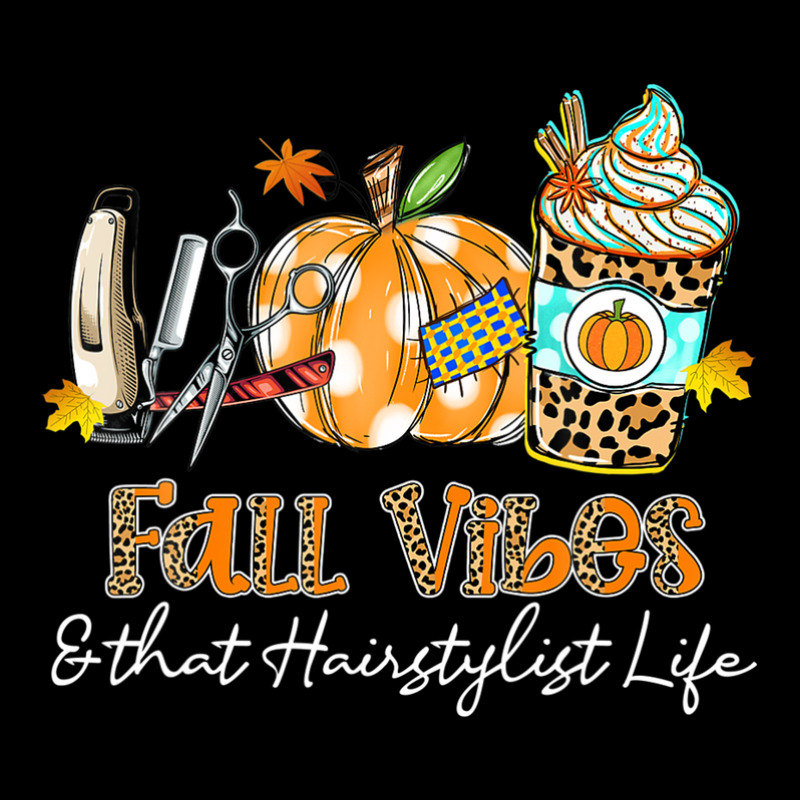 Fall Vibes & That Hairstylist Life Scissors Comb Pumpkin Graphic T-shirt by coderakoput2 | Artistshot