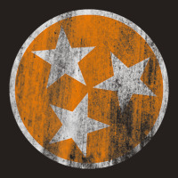 Orange Tennessee Flag Volunteer State Tri Stars Tennessee Tank Top | Artistshot