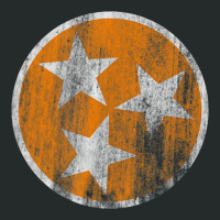 Orange Tennessee Flag Volunteer State Tri Stars Tennessee Women's Triblend Scoop T-shirt | Artistshot