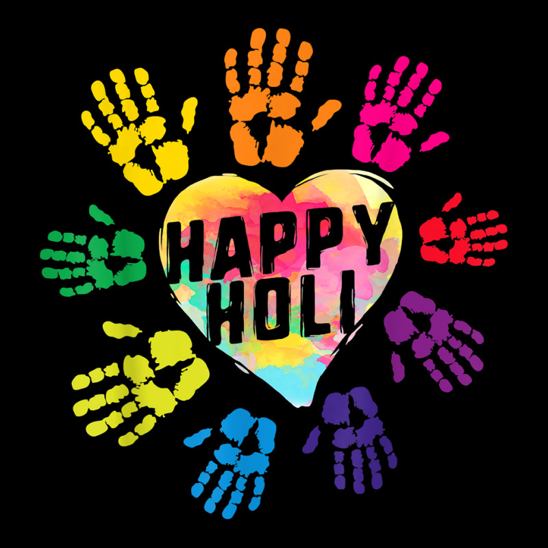 Happy Holi Colorful Hands Print Colors India Dance Hindu Fes T Shirt Youth Jogger | Artistshot