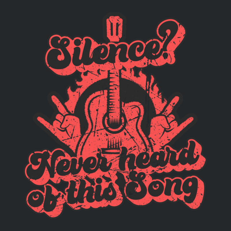 Silence Never Heard Of This Song Electric Guitar Crewneck Sweatshirt by CindyAlford | Artistshot