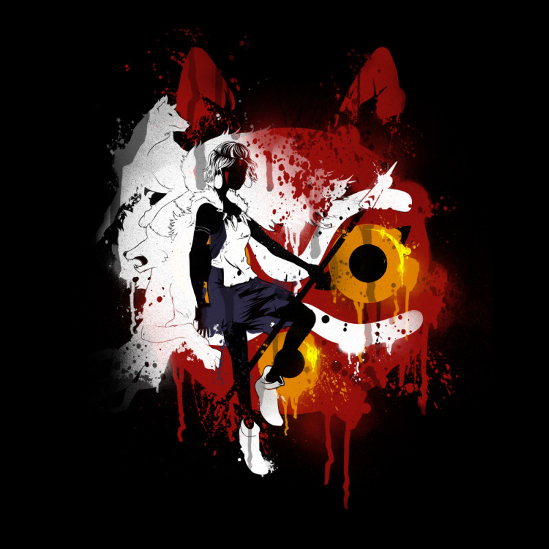 Mononoke Graffiti V-Neck Tee by Fearcheck | Artistshot