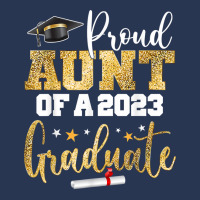 Proud Aunt Of A 2023 Graduate Class Senior Graduation Aunty T Shirt Men Denim Jacket | Artistshot