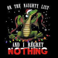 On The Naughty List And I Regret Nothing Dragon Christmas Adjustable Cap | Artistshot