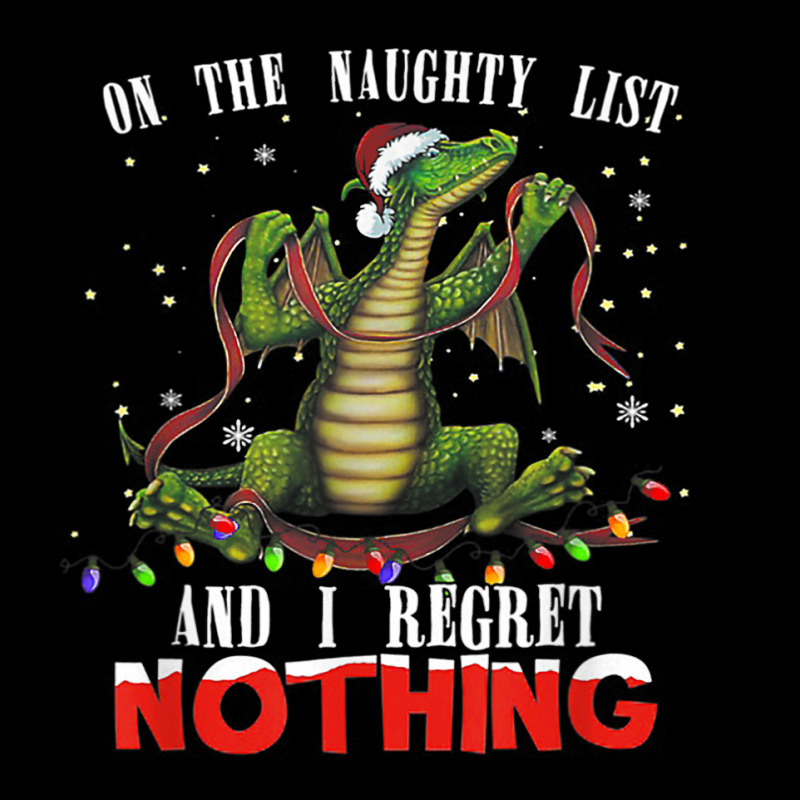 On The Naughty List And I Regret Nothing Dragon Christmas Adjustable Cap by XAVIERESPREE | Artistshot