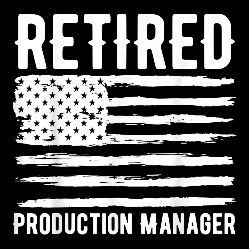 Retired Production Manager Profession American Flag T Shirt Graphic T-shirt | Artistshot