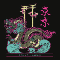 Vintage Dragon Japan Toyko Retro 80’s Style Scorecard Crop Tee | Artistshot