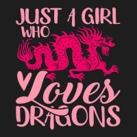 Vintage Dragon Japanese Culture Girl Loves Dragons Classic T-shirt | Artistshot