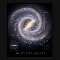 Milky Way Galaxy Map Hd Graphic Youth T-shirt | Artistshot