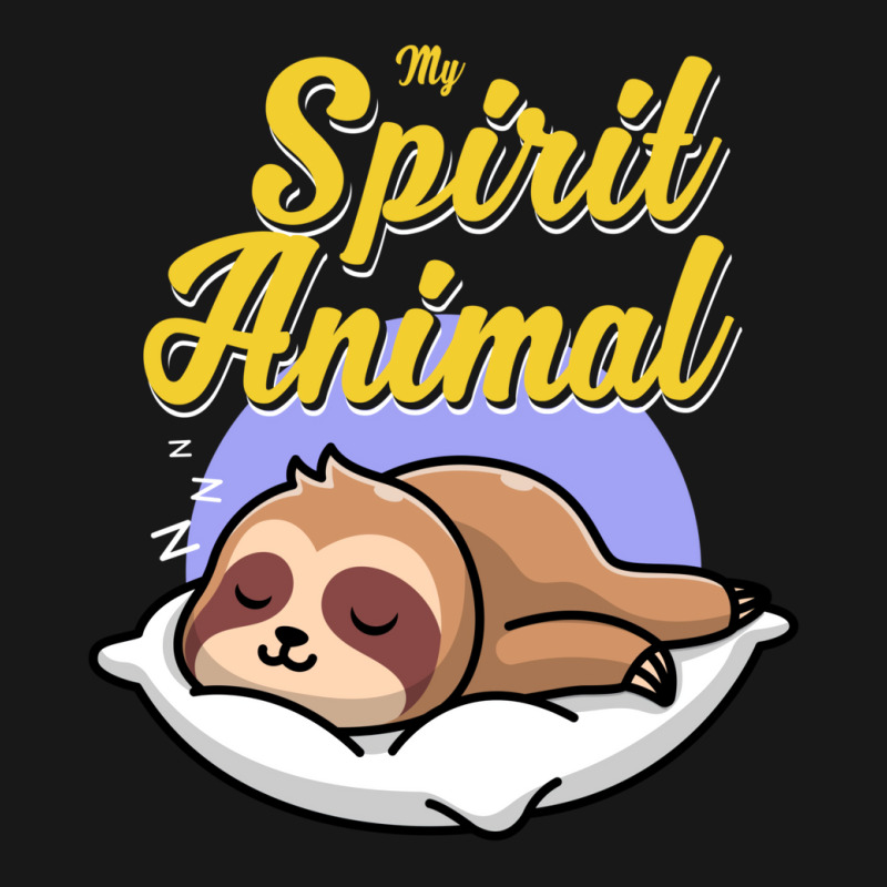 Funny And Cute Sleeping Sloth Spirit Animal Flannel Shirt | Artistshot